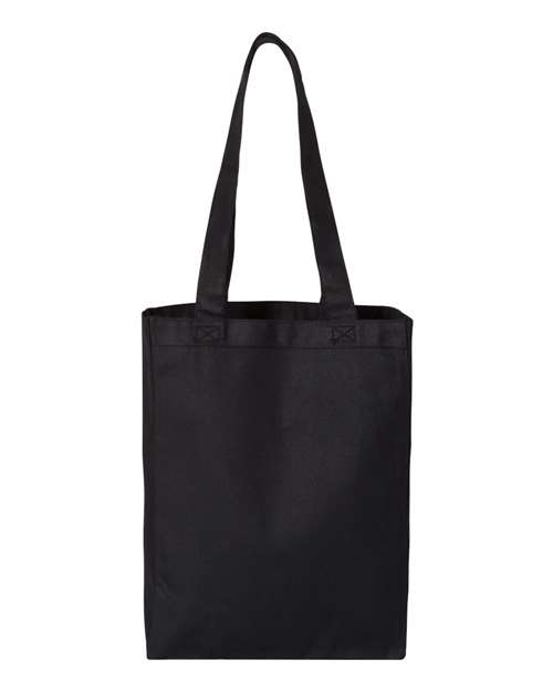 Q-Tees Natural Canvas Tote Bag