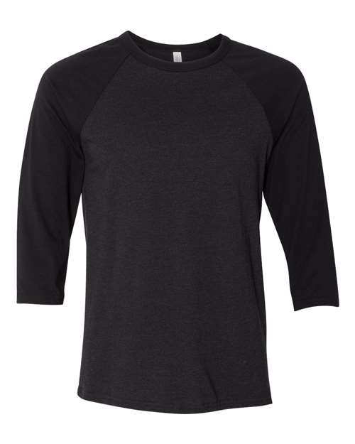 Bella+Canvas Unisex 3/4 Sleeve Baseball Tee